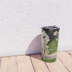 Minimal Collage/ Hand, Plants and Butterflies 6 Travel Mug Gallery Image 4