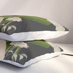 Minimal Collage/ Hand, Plants and Butterflies 6 Pillow Sham Gallery Image 3
