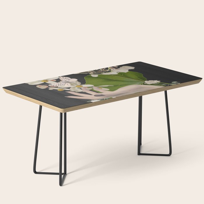 Minimal Collage/ Hand, Plants and Butterflies 6 Coffee Table Gallery Image 1
