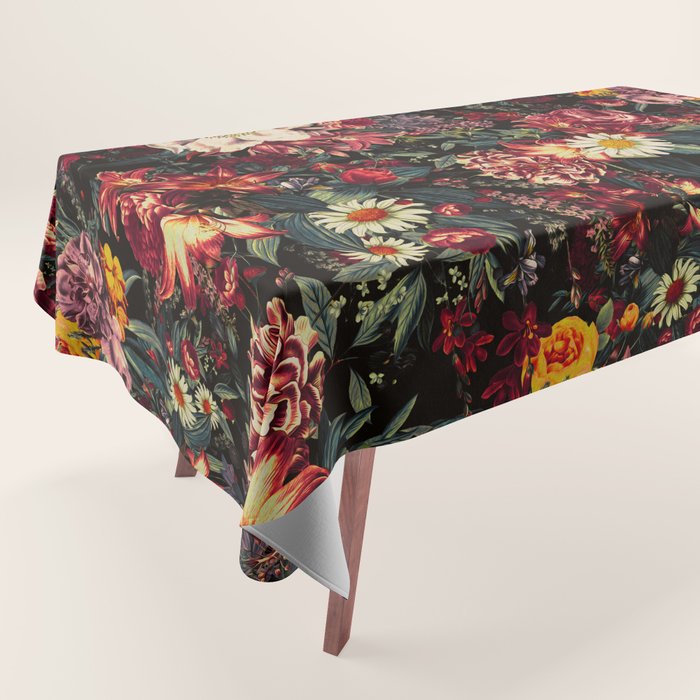 Autumn Winter Flowers II Tablecloth Gallery Image 1