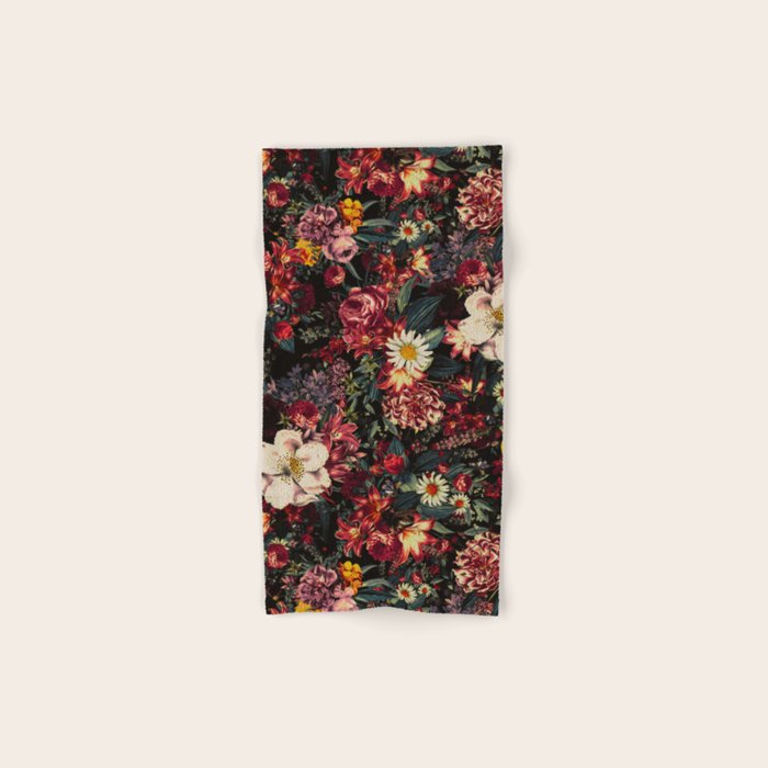 Autumn Winter Flowers II Bath Towel Gallery Image 1