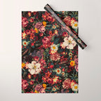 Autumn Winter Flowers II Wrapping Paper Gallery Image 1