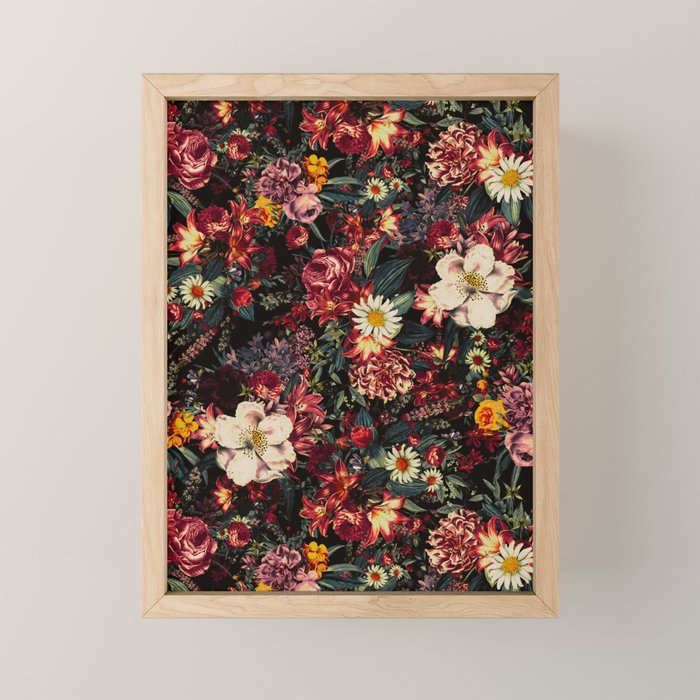 Autumn Winter Flowers II Mini Art Print Gallery Image 1