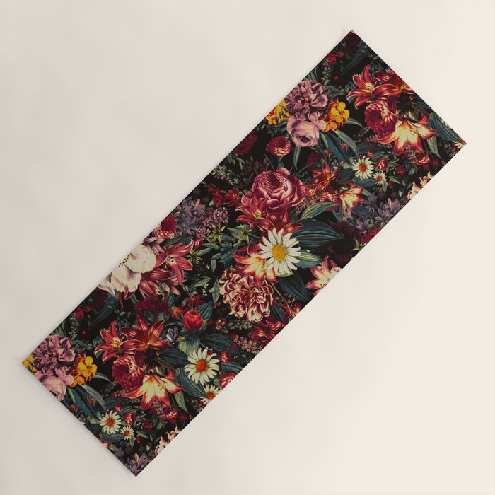 Autumn Winter Flowers II Yoga Mat Gallery Image 1