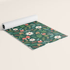 Woodland Holiday Botanicals Yoga Mat Gallery Image 2