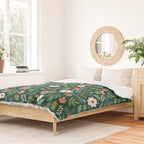 Woodland Holiday Botanicals Duvet Cover Gallery Image 2
