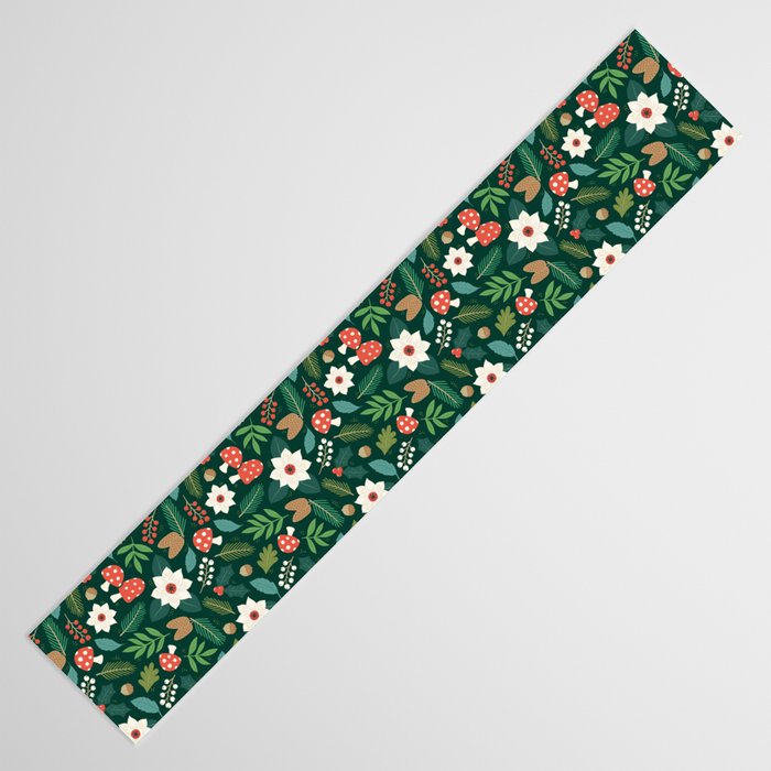 Woodland Holiday Botanicals Table Runner Gallery Image 3