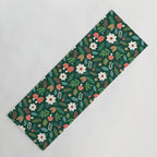 Woodland Holiday Botanicals Yoga Mat Gallery Image 1