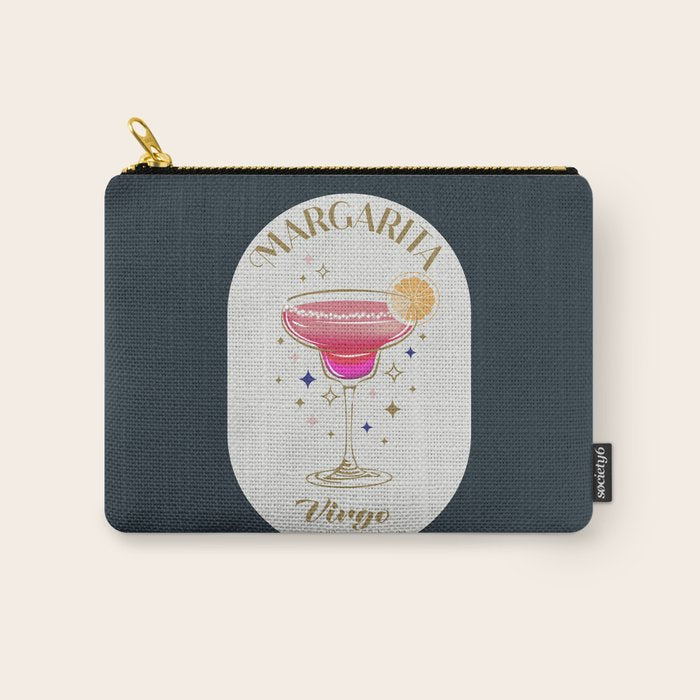 Margarita Cocktail Zodiac Sign Carry All Pouch Gallery Image 1