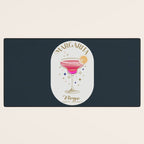 Margarita Cocktail Zodiac Sign Desk Mat Gallery Image 3