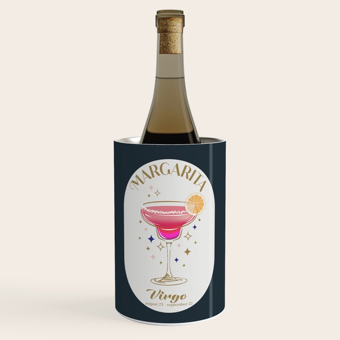 Margarita Cocktail Zodiac Sign Wine Chiller Gallery Image 1