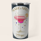 Margarita Cocktail Zodiac Sign Travel Mug Gallery Image 1