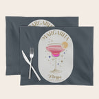 Margarita Cocktail Zodiac Sign Placemat Gallery Image 1