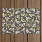 Moths Outdoor Rug Gallery Image 1