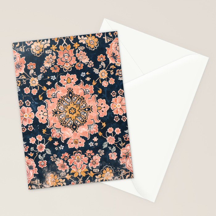 Floral Antiquity Stationery Card Gallery Image 2