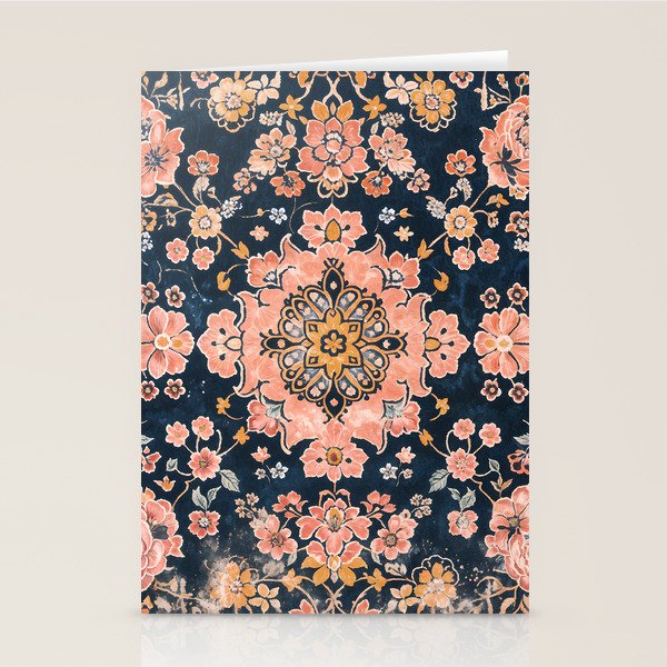 Floral Antiquity Stationery Card Gallery Image 1