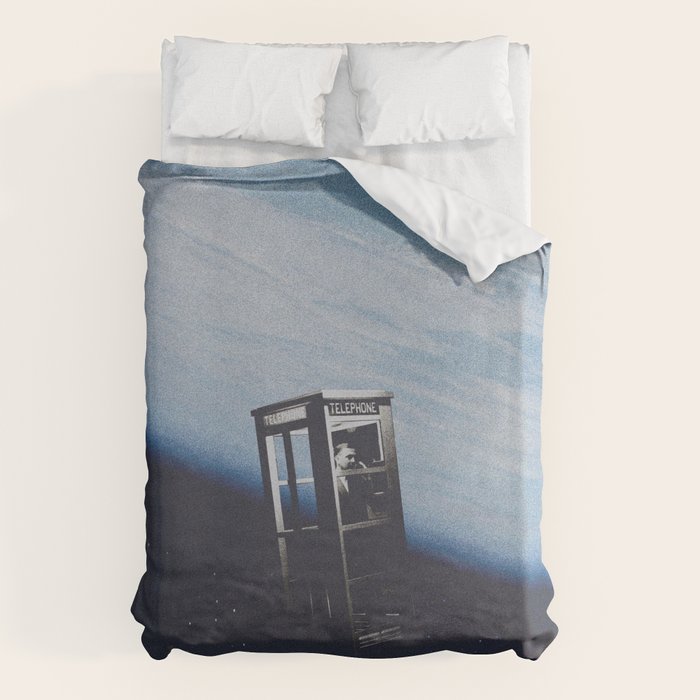 Important phone call Duvet Cover Gallery Image 1