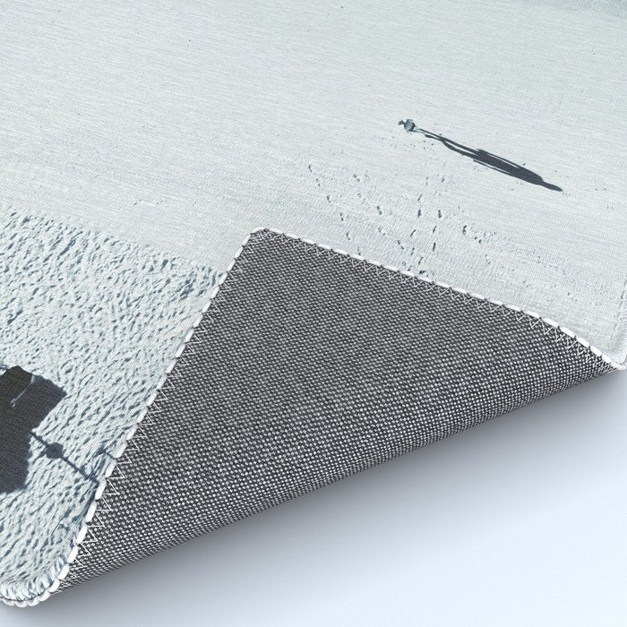 Ocean Moody Blues Walk - Aerial Beach photography by Ingrid Beddoes Rug Gallery Image 4