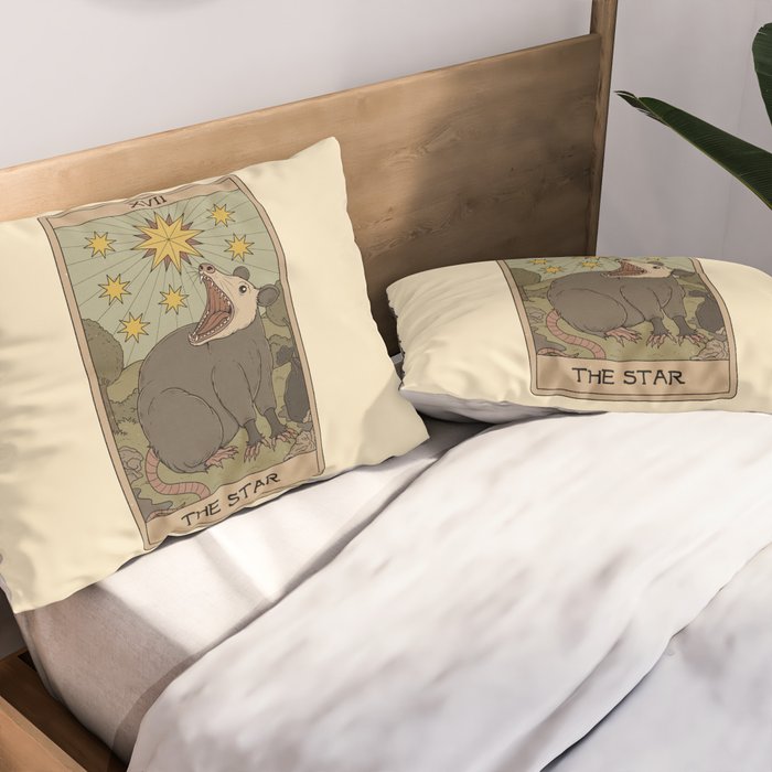 The Star - Possum Tarot Pillow Sham Gallery Image 2