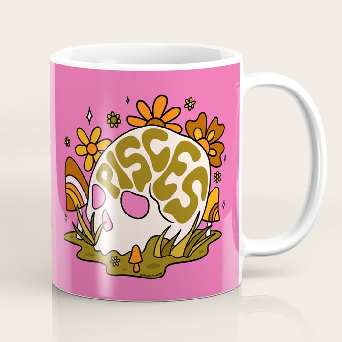 Pisces Skull Coffee Mug Gallery Image 1