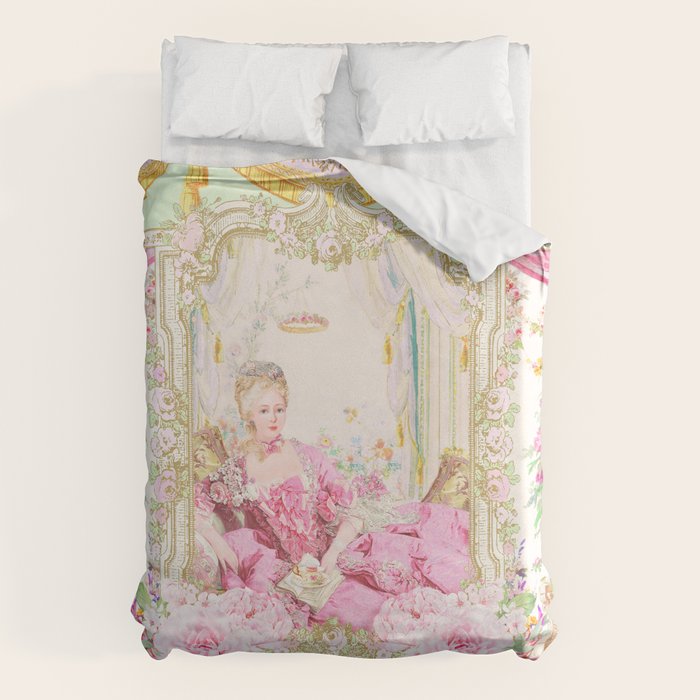 Marie Antoinette Rococo splendour Duvet Cover Gallery Image 6