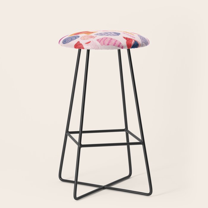 Tropical Seashells Stool Gallery Image 1
