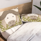 Whimsical Cape Buffalo Pillow Sham Gallery Image 2