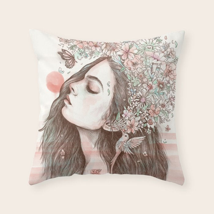 Sound of Nature Throw Pillow Gallery Image 6