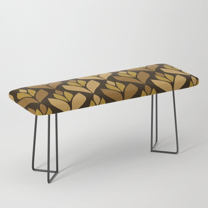 Dark Retro Trefoil Pattern Bench Gallery Image 1