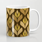 Dark Retro Trefoil Pattern Coffee Mug Gallery Image 1