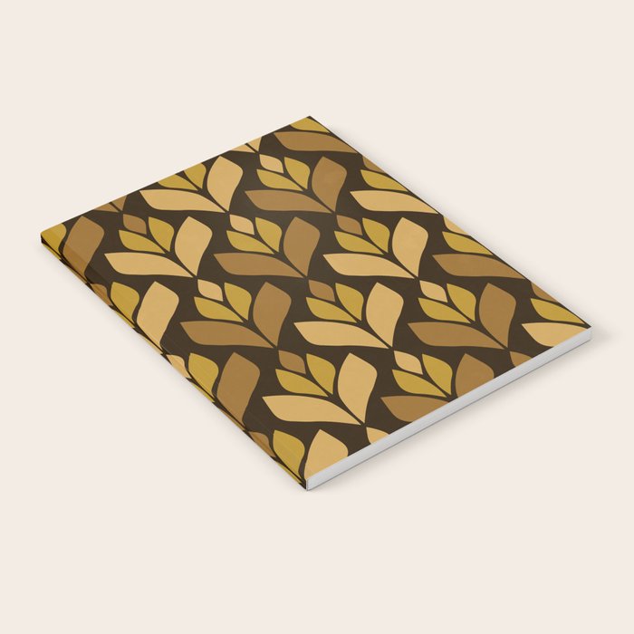 Dark Retro Trefoil Pattern Notebook Gallery Image 2
