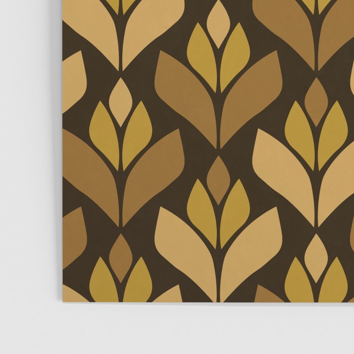 Dark Retro Trefoil Pattern Poster Gallery Image 3