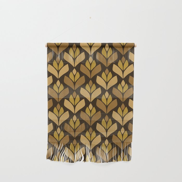 Dark Retro Trefoil Pattern Wall Hanging Gallery Image 1