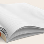 Nelson Blocks II Mid-century Modern Geometric Minimalism in Mid Century Mod Mustard, Olive, Teal, Orange, and Beige Notebook Gallery Image 2