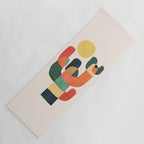 Cactus in the desert Yoga Mat Gallery Image 1
