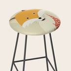 Whimsical Red Fox Stool Gallery Image 2