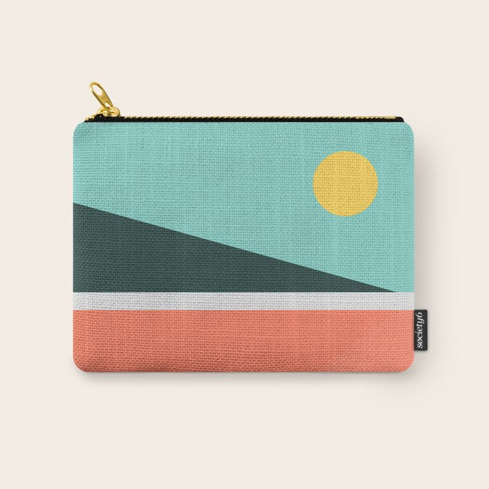 Geometric Landscape 15 Carry All Pouch Gallery Image 1