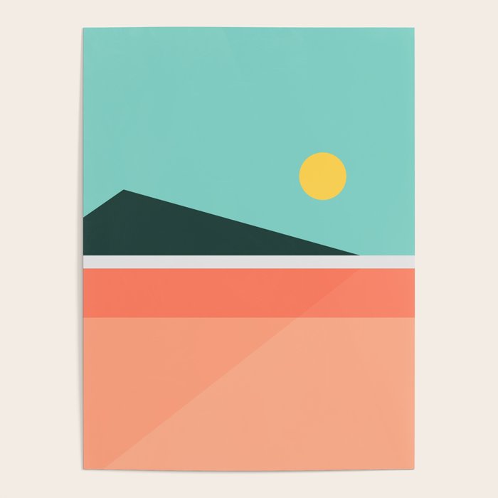 Geometric Landscape 15 Poster Gallery Image 4