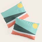 Geometric Landscape 15 Pillow Sham Gallery Image 3