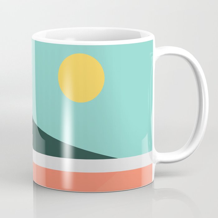 Geometric Landscape 15 Coffee Mug Gallery Image 1