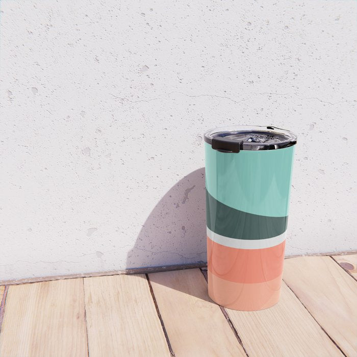 Geometric Landscape 15 Travel Mug Gallery Image 4