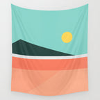Geometric Landscape 15 Wall Tapestry Gallery Image 4