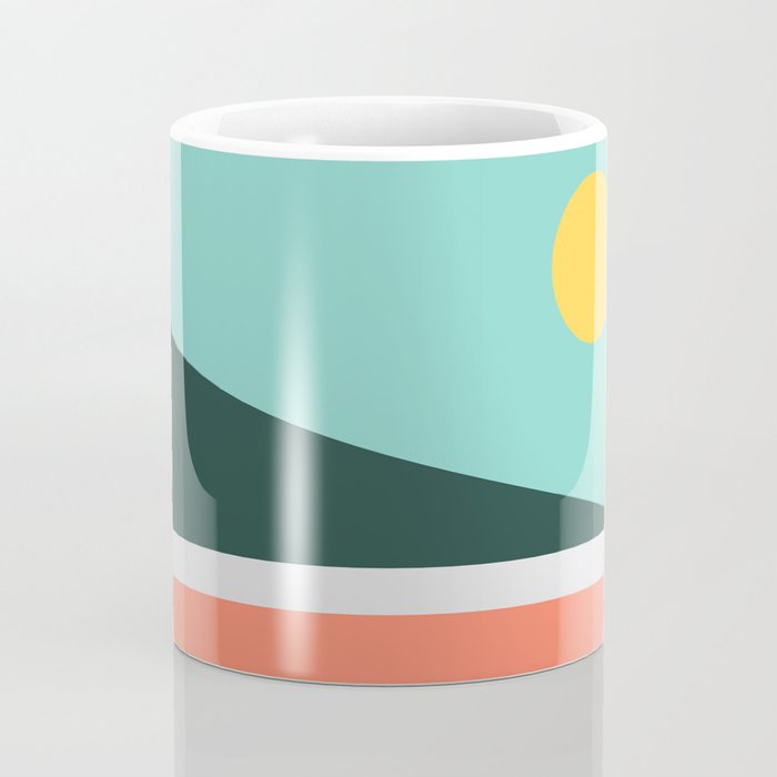 Geometric Landscape 15 Coffee Mug Gallery Image 4