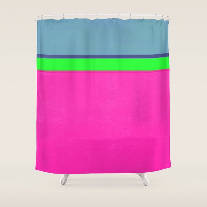 stripe study 43 Shower Curtain Gallery Image 1