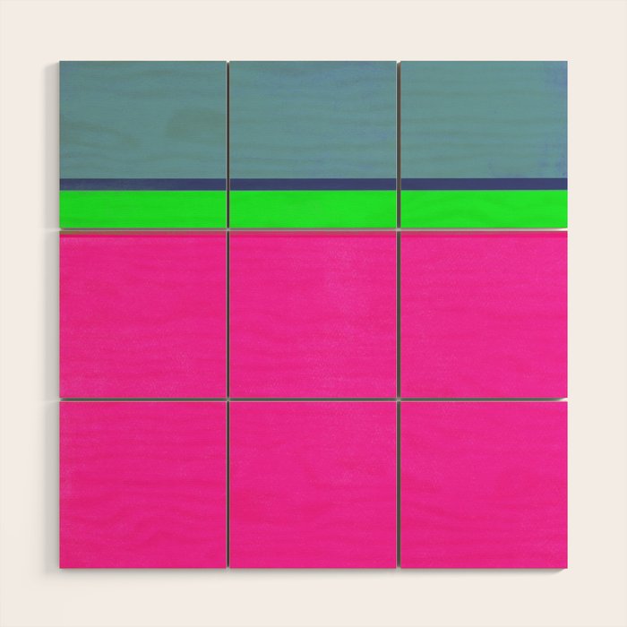 Stripe Study 43 Wood Wall Art