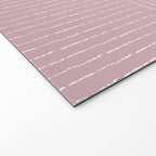 Lines (Dusty Lilac) Welcome Mat Gallery Image 2