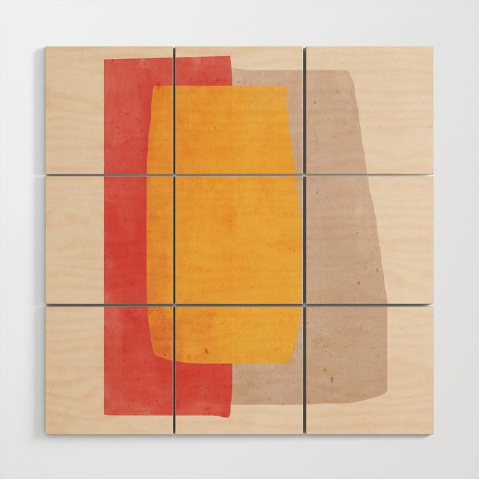 Minimal Abstract Art 26 Wood Wall Art Gallery Image 1