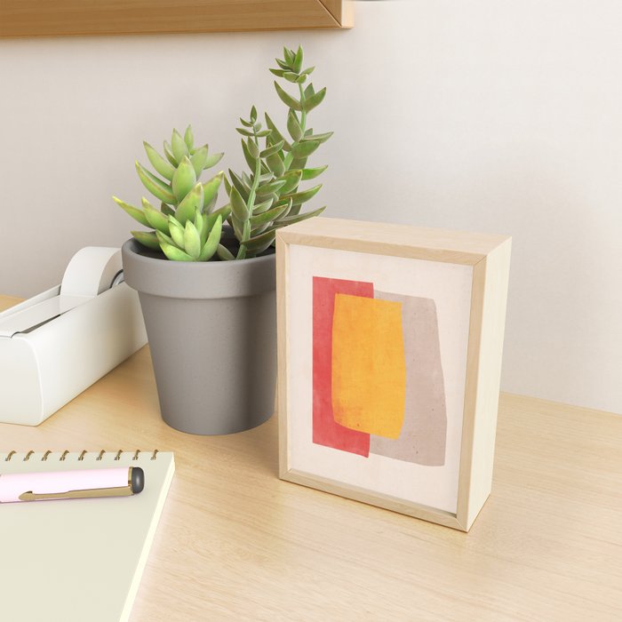 Minimal Abstract Art 26 Mini Art Print Gallery Image 2