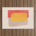 Minimal Abstract Art 26 Outdoor Rug Gallery Image 1