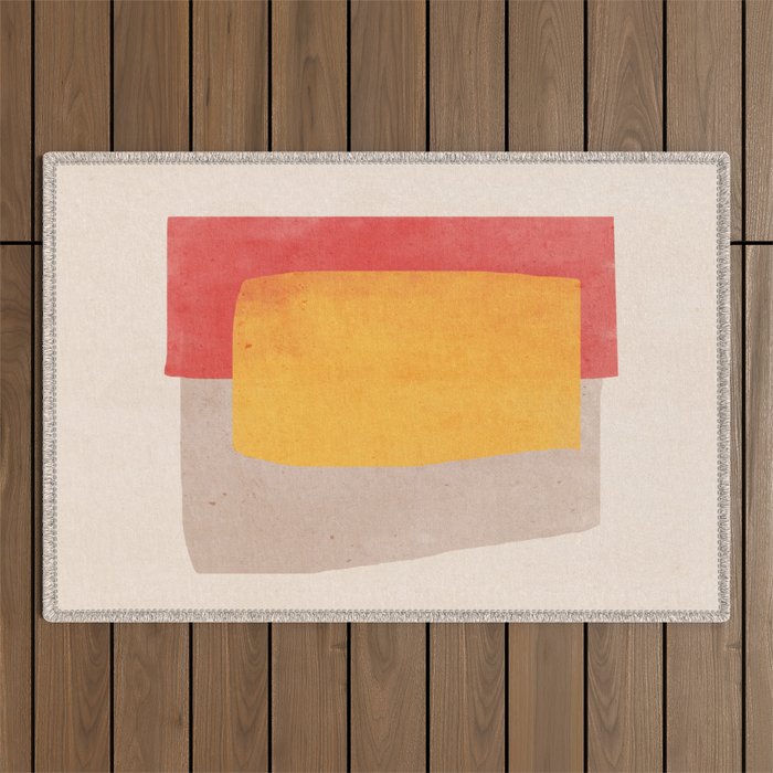 Minimal Abstract Art 26 Outdoor Rug Gallery Image 1